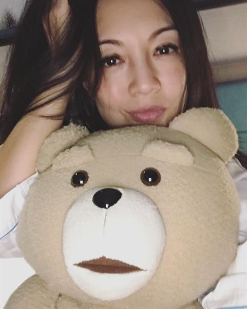 Ming-Na Wen taking a selfie