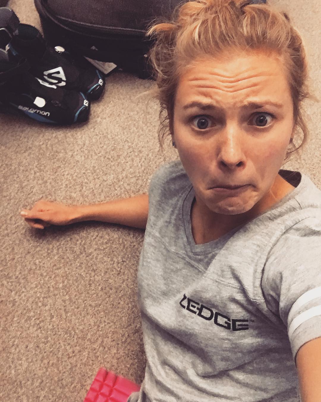 Jessie Diggins taking a selfie