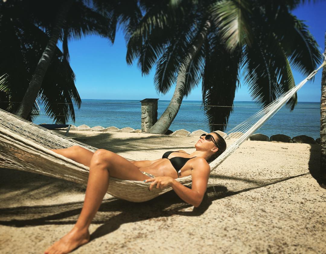 Greta Laurent in a bikini