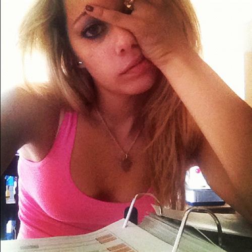 Alexa Knierim taking a selfie