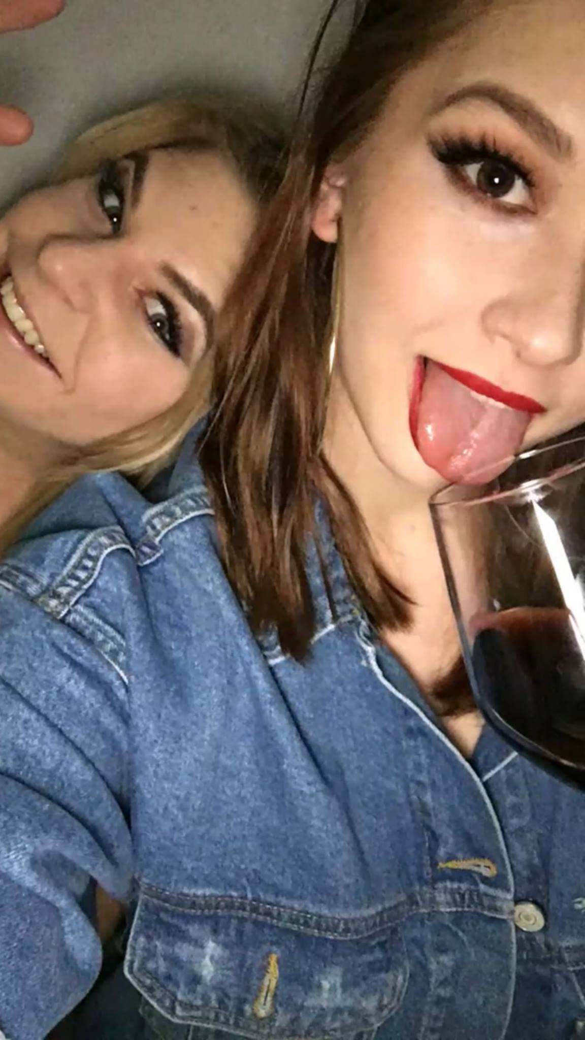 Jean Champion taking a selfie