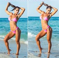 Michelle Lewin in a bikini