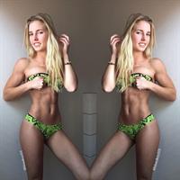 Emma Hartley in a bikini