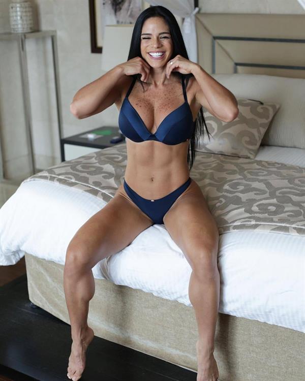 Michelle Lewin in lingerie