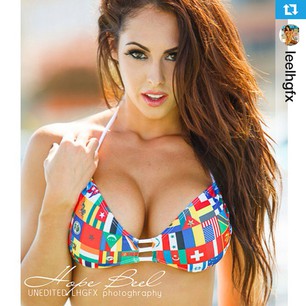 Hope Beel in a bikini