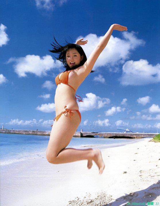 Ai Shinozaki in a bikini