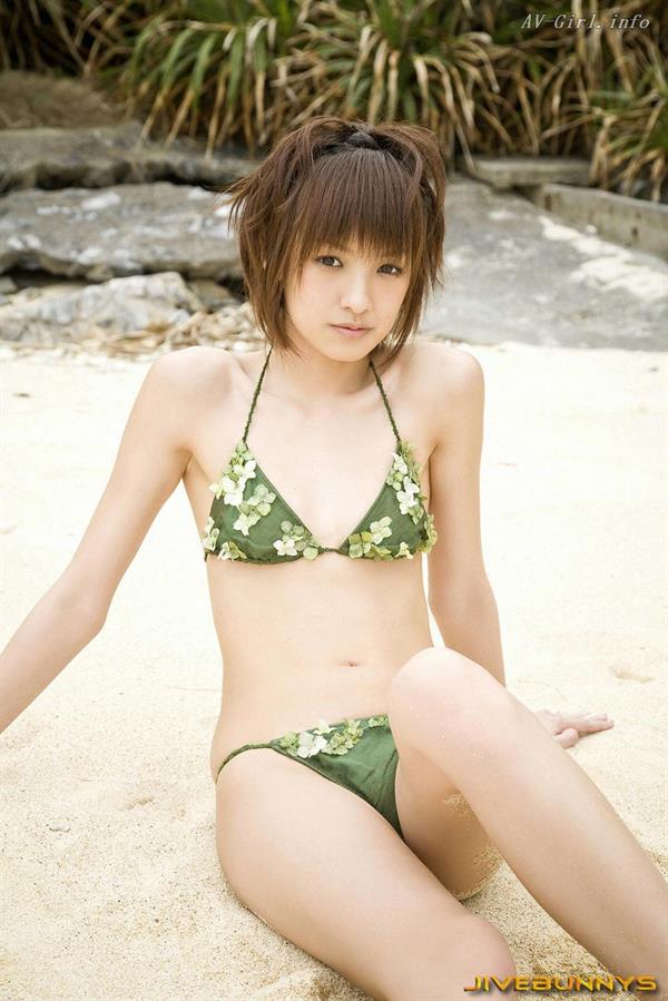 Akina Minami in a bikini