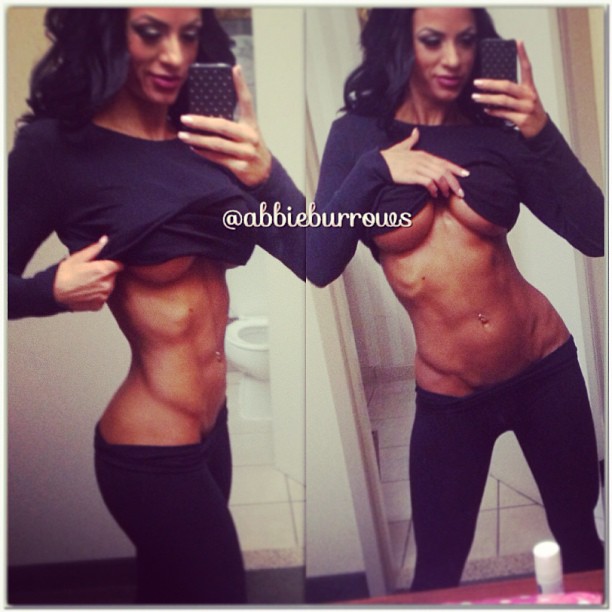 Abbie Burrows taking a selfie