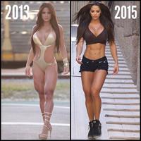 Michelle Lewin in a bikini