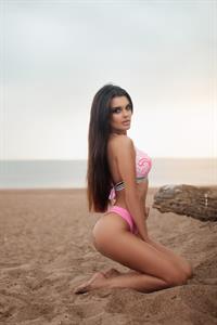 Yulia Kaunova in a bikini