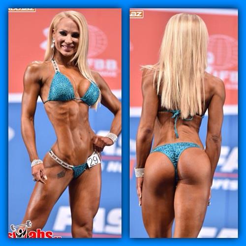 Anna Virmajoki in a bikini - ass