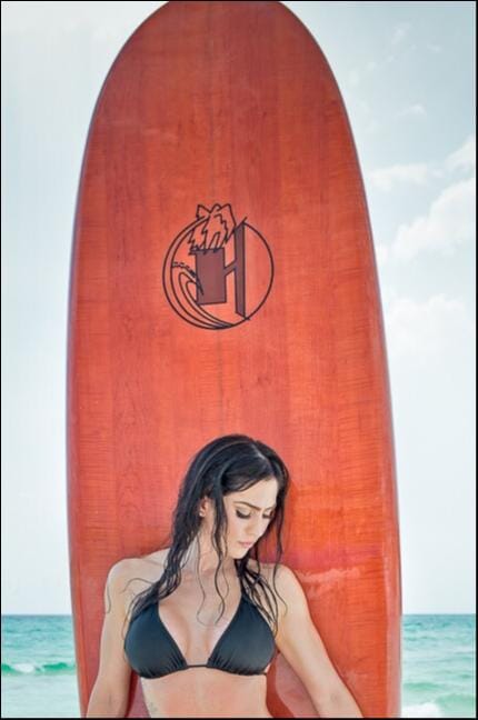 Hope Howard in a bikini