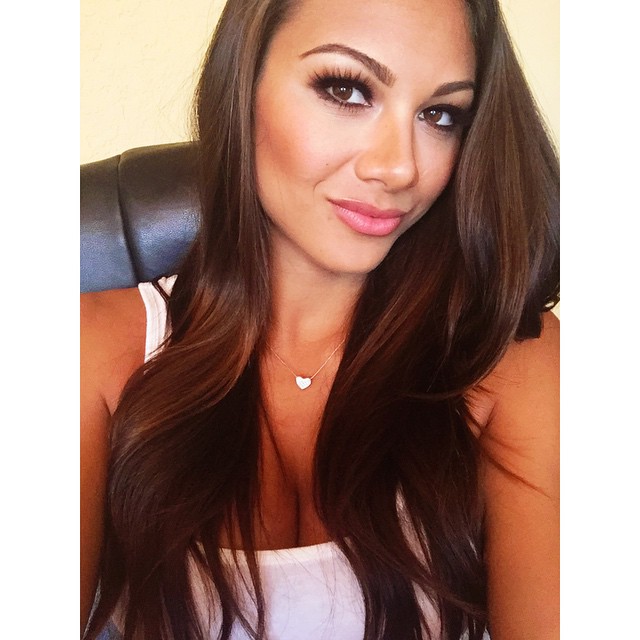 Janet Layug taking a selfie