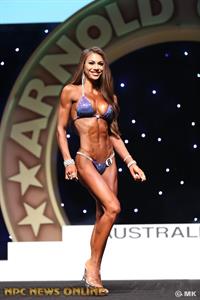 Janet Layug in a bikini