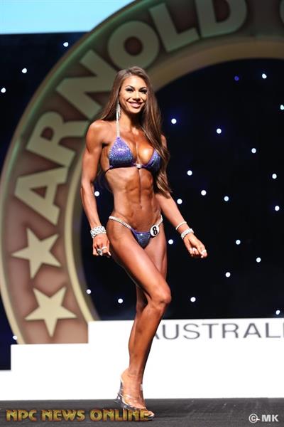 Janet Layug in a bikini