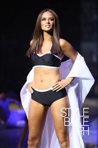Georgina Wilson in a bikini