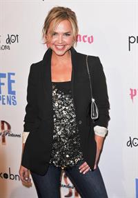 Arielle Kebbel attends the Life Happens Los Angeles premiere on April 2, 2012