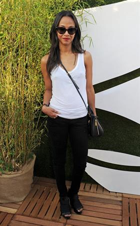 Zoe Saldana Barclaycard British Summer Time Concert -- London, Jul. 13, 2013 