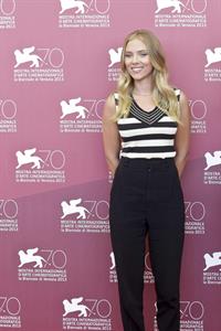 Scarlett Johansson Under The Skin Photocall in Venice 9/3/2013 