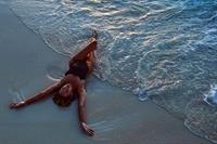 Candice Swanepoel in a bikini