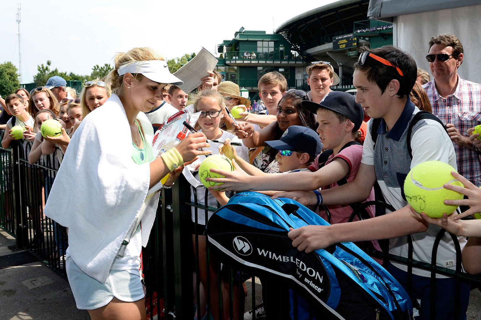 Sabine Lisicki During a Practice Session Wimbledon Lawn Tennis Championships in London 05.07.13 