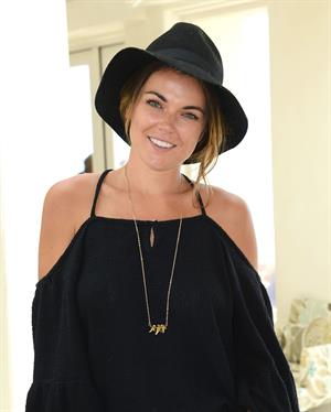 Serinda Swan Revolve Clothing Beach House Launch in Malibu, July 6, 2013 