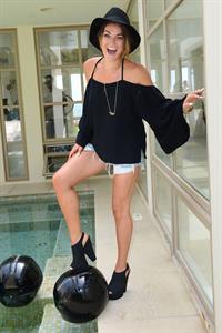 Serinda Swan Revolve Clothing Beach House Launch in Malibu, July 6, 2013 