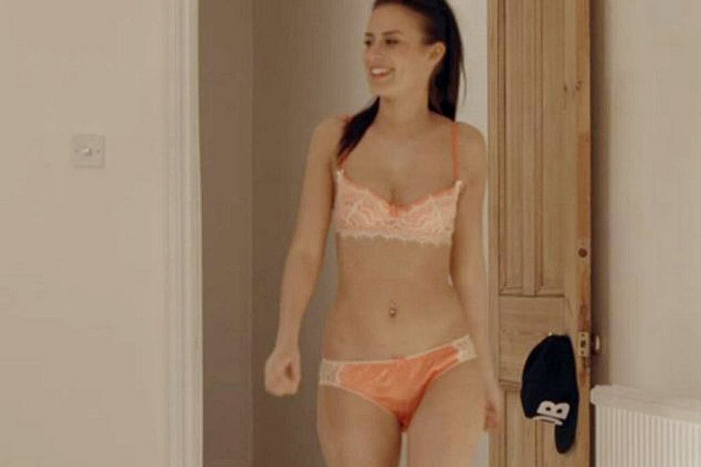 Lucy Watson in lingerie