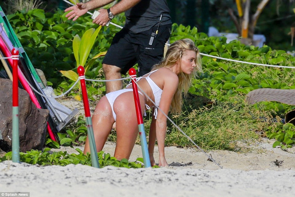 Elsa Hosk in a bikini