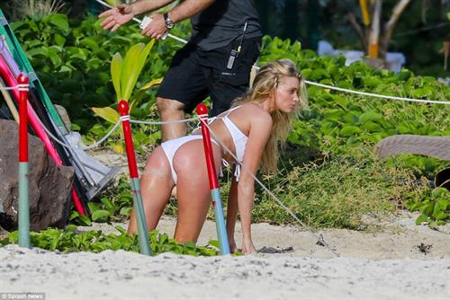 Elsa Hosk in a bikini