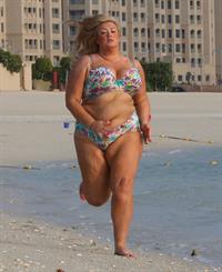 Gemma Collins in a bikini