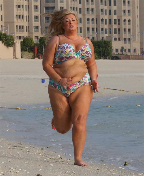 Gemma Collins in a bikini