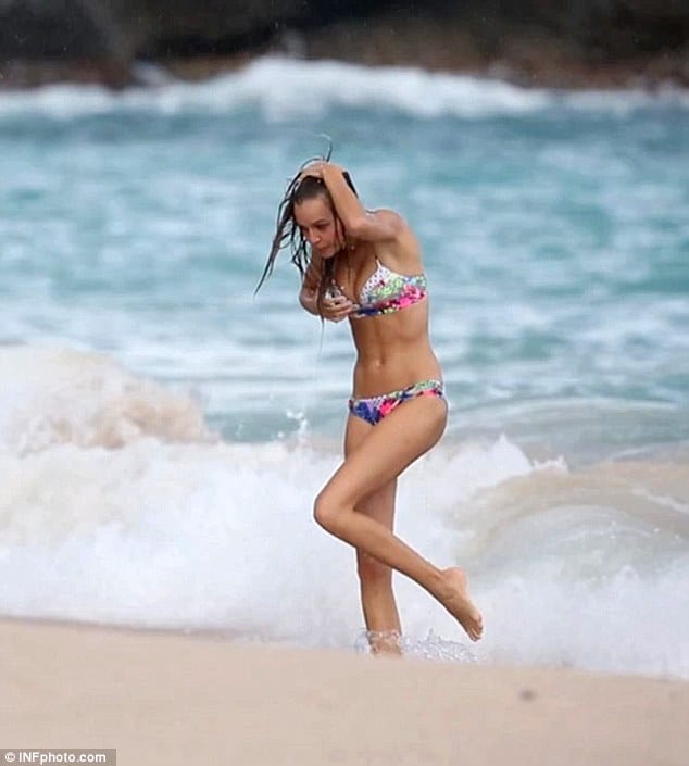 Josephine Skriver in a bikini