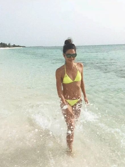 Lily Aldridge in a bikini