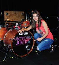 Victoria Justice Rehearsal for tour with Big Time Rush in Burbank - June 18, 2013 