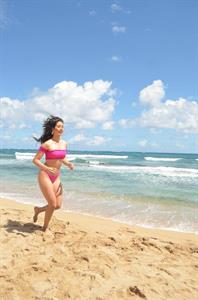 Danna Hernández in a bikini