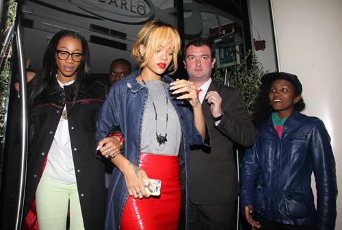 Rihanna enjoys a night out in Manchester (12.06.2013) 