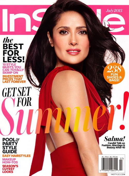 Salma Hayek Instyle (US) July, 2013 