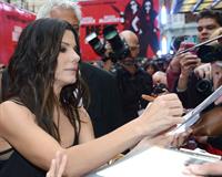 Sandra Bullock attends a gala screening of 'The Heat' at The Curzon Mayfair in London June 13, 2013 