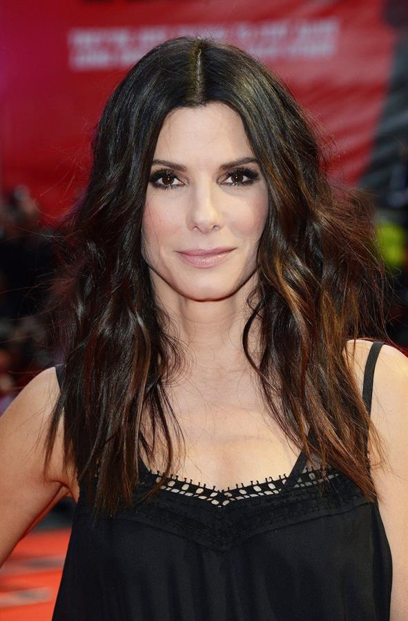 Sandra Bullock attends a gala screening of 'The Heat' at The Curzon Mayfair in London June 13, 2013 