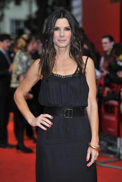 Sandra Bullock attends a gala screening of 'The Heat' at The Curzon Mayfair in London June 13, 2013 