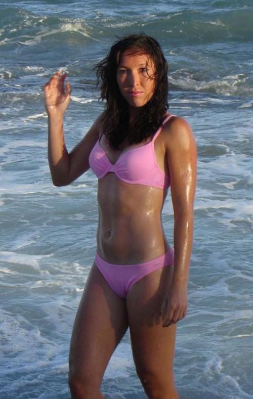 Jelena Jankovic in a bikini