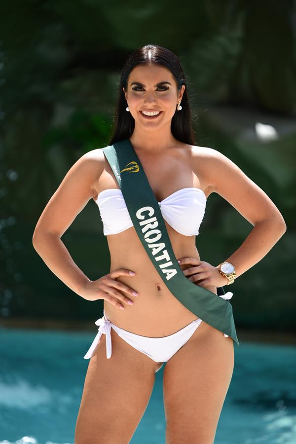 Bonita Kristić in a bikini