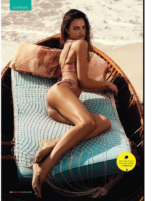 Barbara Fialho in a bikini