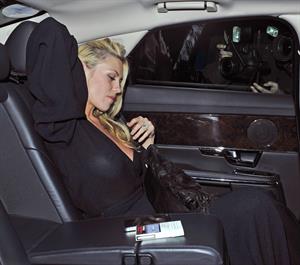 Abigail Clancy leaving Harry's Bar London on July 13, 2011