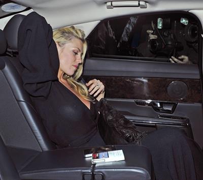 Abigail Clancy leaving Harry's Bar London on July 13, 2011