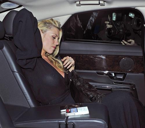 Abigail Clancy leaving Harry's Bar London on July 13, 2011