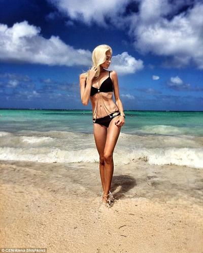 Alena Shishkova in a bikini