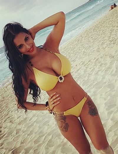 Tehmeena Afzal in a bikini