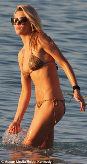 Abigail Clancy in a bikini
